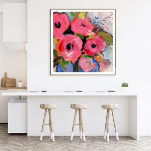 Wall Art - Bouquet In Pink - Canvas Prints-Poster Prints