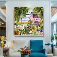 Wall Art - Cottage By The Bay - Canvas Prints-Poster Prints