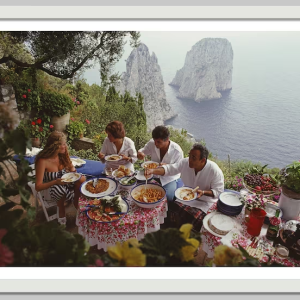 Wall Art - Dining Al Fresco on Capri - Canvas Prints-Poster Prints