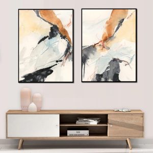 Wall art - Efflux 2 sets - Canvas Prints- Poster Prints