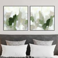 Wall Art - Emerald Fragment (2 sets)- Canvas Prints-Poster Prints - Image 2