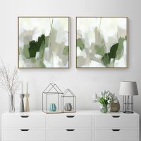 Wall Art - Emerald Fragment (2 sets)- Canvas Prints-Poster Prints