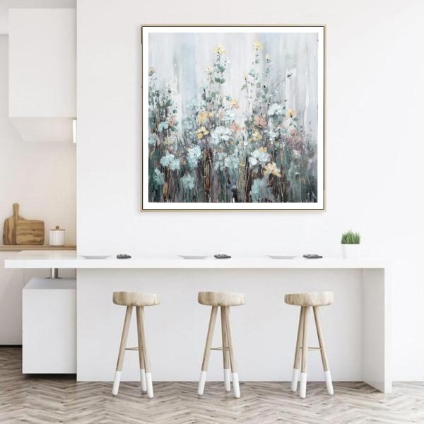 Wall Art - Flowers In The Corner - Canvas Prints-Poster Prints