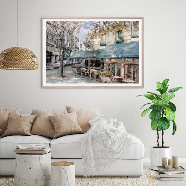 Wall Art - Paris French Cafe - Canvas Prints-Poster Prints
