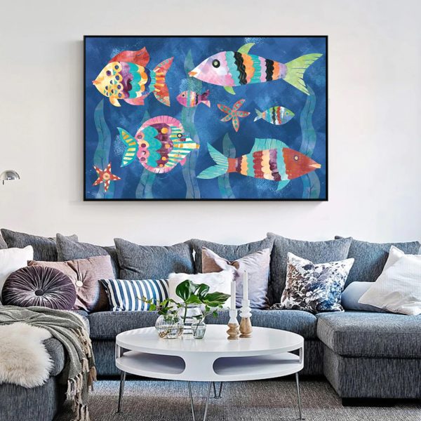 Wall Art - Reef Fish - Canvas Prints-Poster Prints