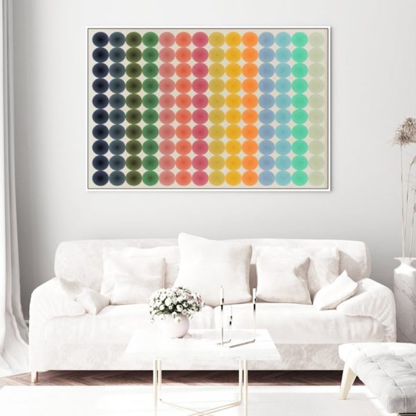 Wall Art - Abstract Colorful Circles - Canvas Prints-Poster Prints - Image 2