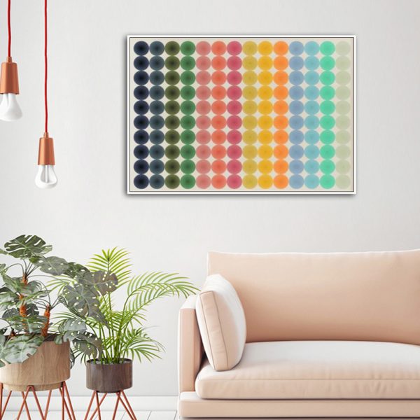 Wall Art - Abstract Colorful Circles - Canvas Prints-Poster Prints - Image 3