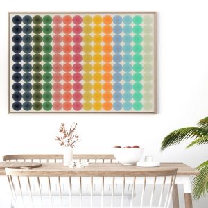 Wall Art - Abstract Colorful Circles - Canvas Prints-Poster Prints