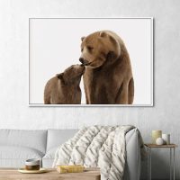 Wall Art - Baby and Mama Bear - Canvas Prints-Poster Prints - Image 3