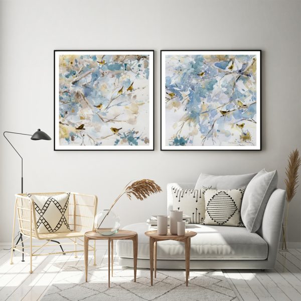 Wall Art - Lavender Spring (2 sets)- Canvas Prints-Poster Prints - Image 2