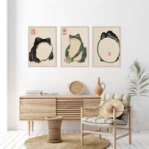 Wall Art - Matsumoto Hoji Japanese (3 Sets) - Poster Prints -Canvas Prints