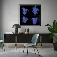 Wall Art - Self-Portrait By Andy Warhol - Canvas Prints-Poster Prints