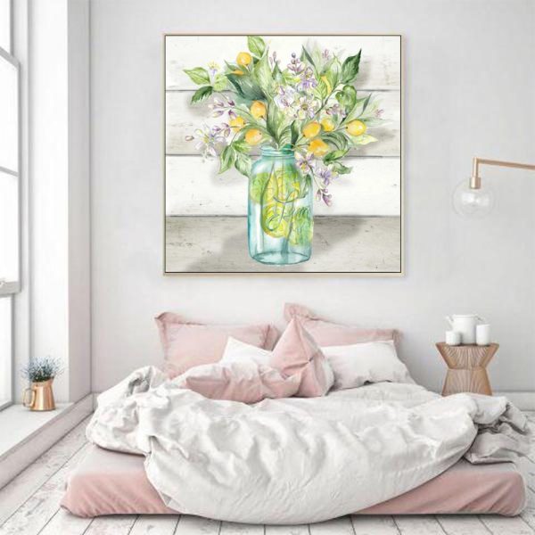 Wall Art - Watercolor Lemons - Canvas Prints-Poster Prints - Image 3