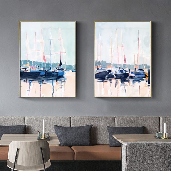 Wall art - Boat club 2 sets (2 sets)- Canvas Prints- Poster Prints - Image 3