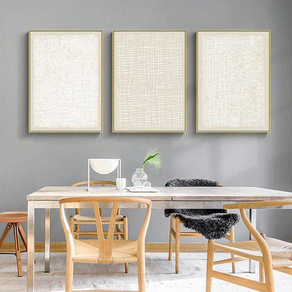 Wall Art - Abstract Neutral Modern (3 Sets) - Poster Prints -Canvas Prints - Image 3