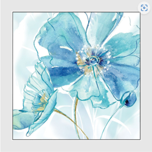 Wall Art - American Watercolour Flower - Canvas Prints-Poster Prints