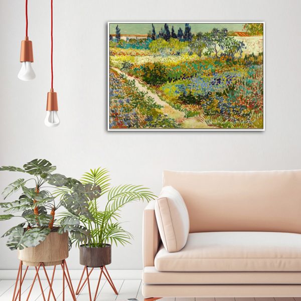 Wall Art - Garden at Arles by Vincent Van Gogh - Canvas Prints-Poster Prints