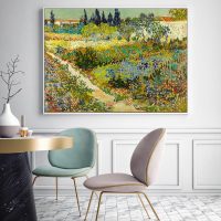 Wall Art - Garden at Arles by Vincent Van Gogh - Canvas Prints-Poster Prints - Image 2