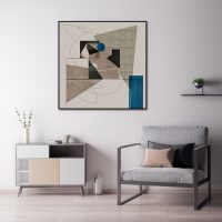Wall Art - Minimal Abstract with Soft Neutral Tones - Canvas Prints-Poster Prints
