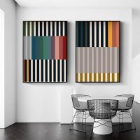 Wall art - Line art Colorful (2 sets)- Canvas Prints- Poster Prints - Image 3