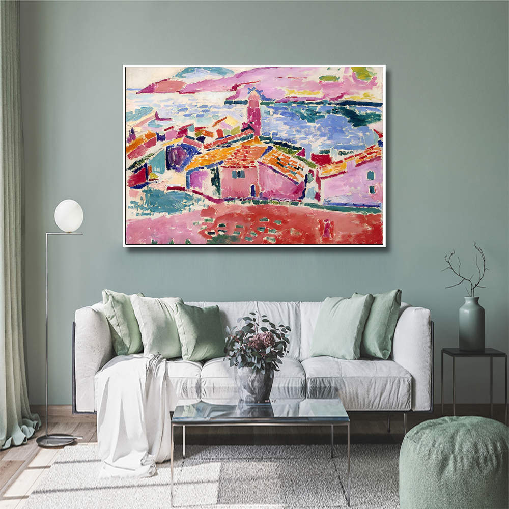 Wall Art - View of Collioure, Henri Matisse - Canvas Prints-Poster ...