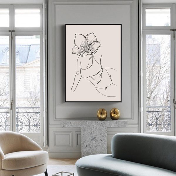 Wall Art - Body Positivity Feminine - Canvas Prints-Poster Prints - Image 3