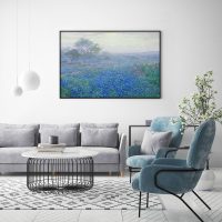Wall Art - Cloudy Day Bluebonnets 1900s - Canvas Prints-Poster Prints - Image 2