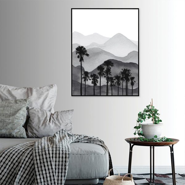 Wall Art - Neutral Mountain - Canvas Prints-Poster Prints - Image 2