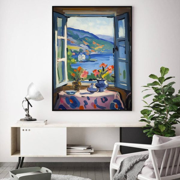 Wall Art - Open Window - Canvas Prints-Poster Prints - Image 3