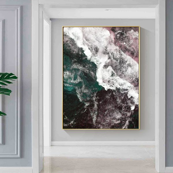 Wall Art - Pink Ocean - Canvas Prints-Poster Prints - Image 2