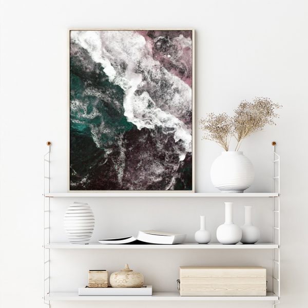 Wall Art - Pink Ocean - Canvas Prints-Poster Prints - Image 3