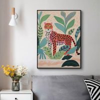 Wall Art - Tropical Leopard - Canvas Prints-Poster Prints - Image 2