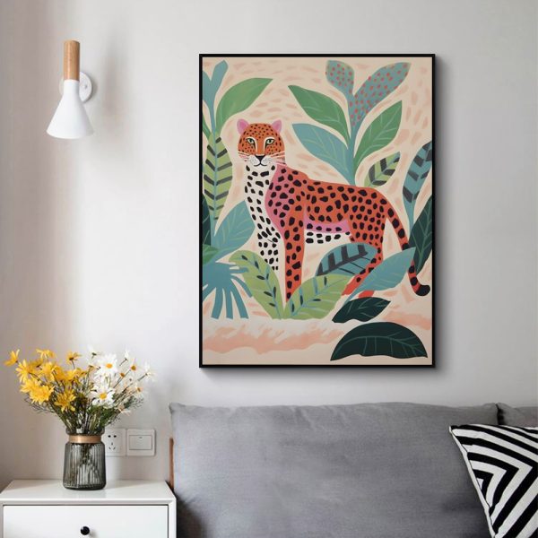 Wall Art - Tropical Leopard - Canvas Prints-Poster Prints - Image 2