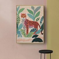 Wall Art - Tropical Leopard - Canvas Prints-Poster Prints