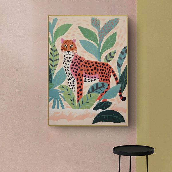 Wall Art - Tropical Leopard - Canvas Prints-Poster Prints