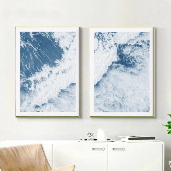 Wall art - ocean wave (2 sets)- Canvas Prints- Poster Prints
