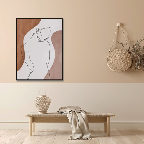Wall Art - Abstract Body Line - Canvas Prints-Poster Prints - Image 3