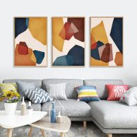 Wall Art - Abstract Stone (3 Sets) - Poster Prints -Canvas Prints - Image 3