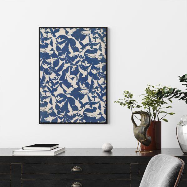 Wall Art - Bird Pattern - Canvas Prints-Poster Prints