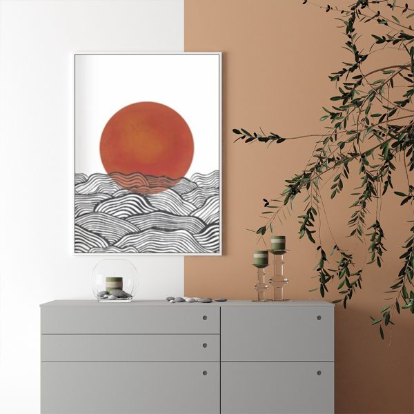 Wall Art - Boho Burnt Orange - Canvas Prints-Poster Prints