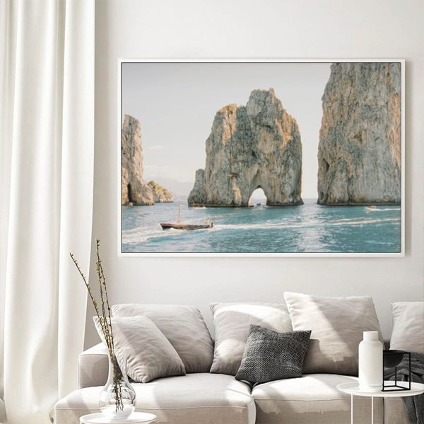 Wall Art - Faraglioni Rock - Canvas Prints-Poster Prints - Image 2