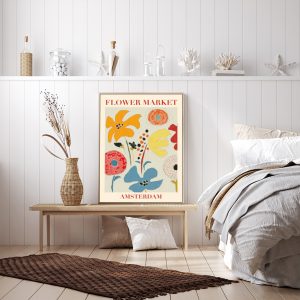 Wall Art - Flower Market - Canvas Prints-Poster Prints