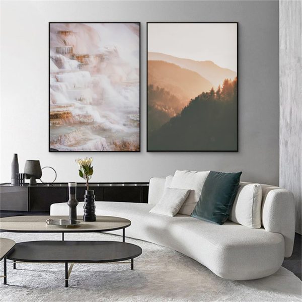 Wall art - Hot Springs (2 sets)- Canvas Prints- Poster Prints - Image 2