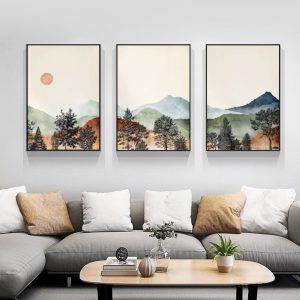Wall Art - Mountain (3 sets) - Canvas Prints-Poster Prints