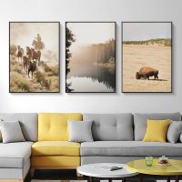 Wall Art - Rustic Western (3 sets) - Canvas Prints-Poster Prints - Image 3