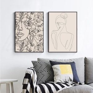 Wall art - Abstract Boho (2 sets)- Canvas Prints- Poster Prints