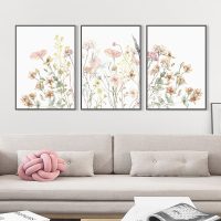 Wall Art - Wildflower (3 sets) - Canvas Prints-Poster Prints
