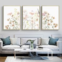 Wall Art - Wildflower (3 sets) - Canvas Prints-Poster Prints - Image 3