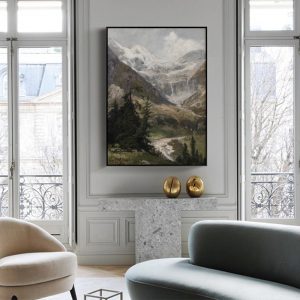 Wall Art - Snow Mountain - Canvas Prints-Poster Prints