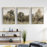 Wall Art - Vintage Neutral Landscape (3 Sets) - Poster Prints -Canvas Prints - Image 3